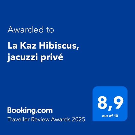 La Kaz Hibiscus, Jacuzzi Prive Villa Le Tampon Exterior photo